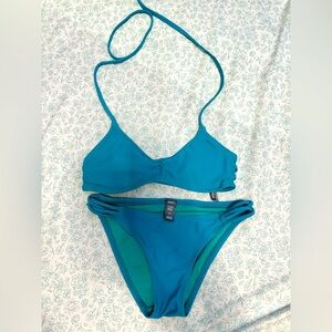 Two Piece Arie Blue Bathing Suit